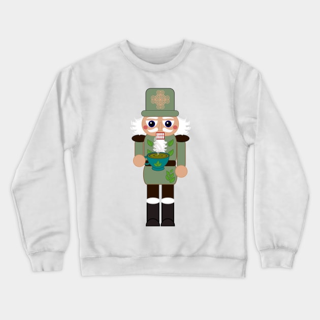 Hot Tea Nutcracker Crewneck Sweatshirt by MetaCynth